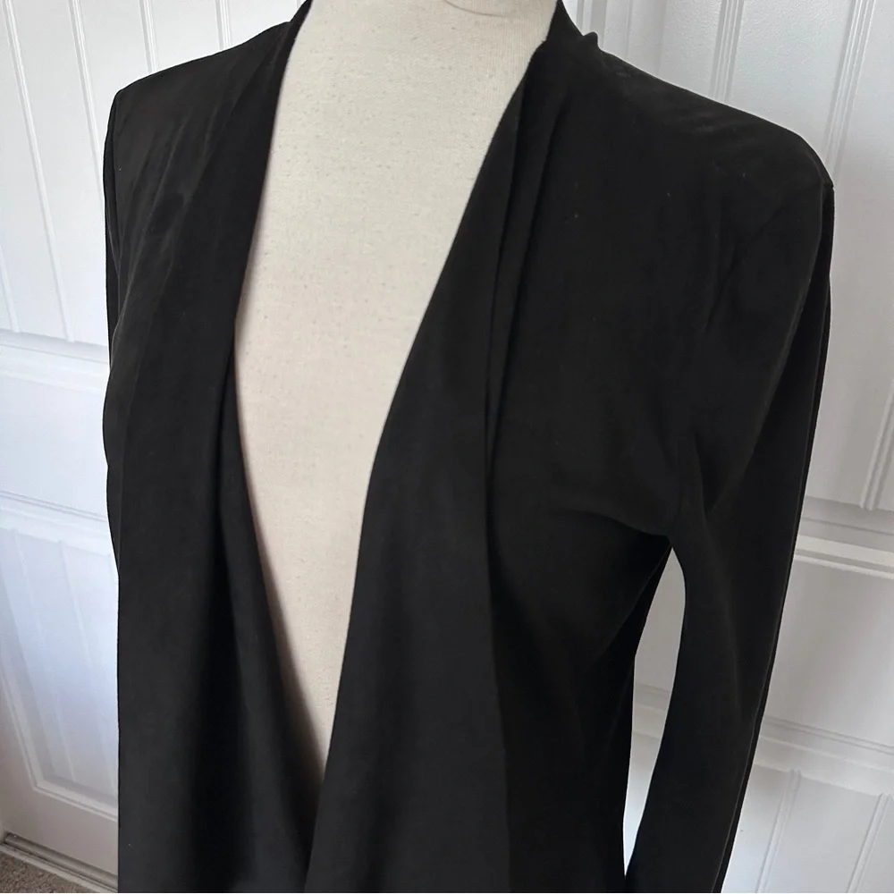 Zara Black Suede Jacket - Picture 2 of 7